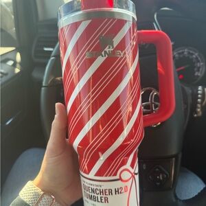 Stanley Candy Cane Striped Tumbler